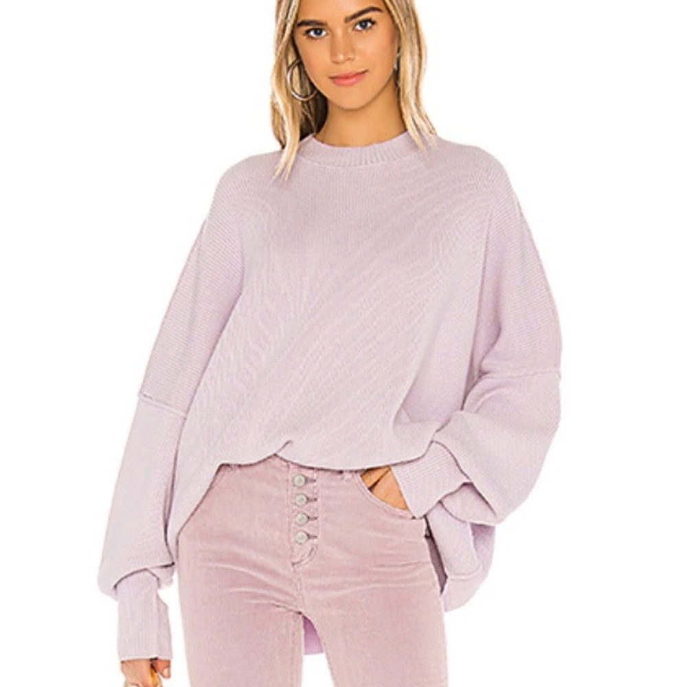 Lavender Free People Sweater